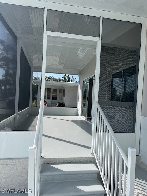 View of patio