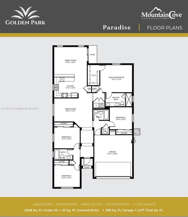 PARADISE FLOOR PLAN 