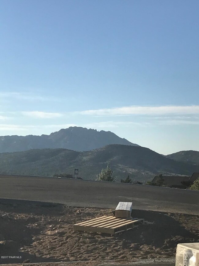 Granite mountain from courtyard area