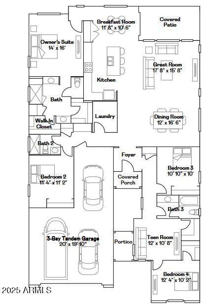 Aspen Signature 4578 Floorplan