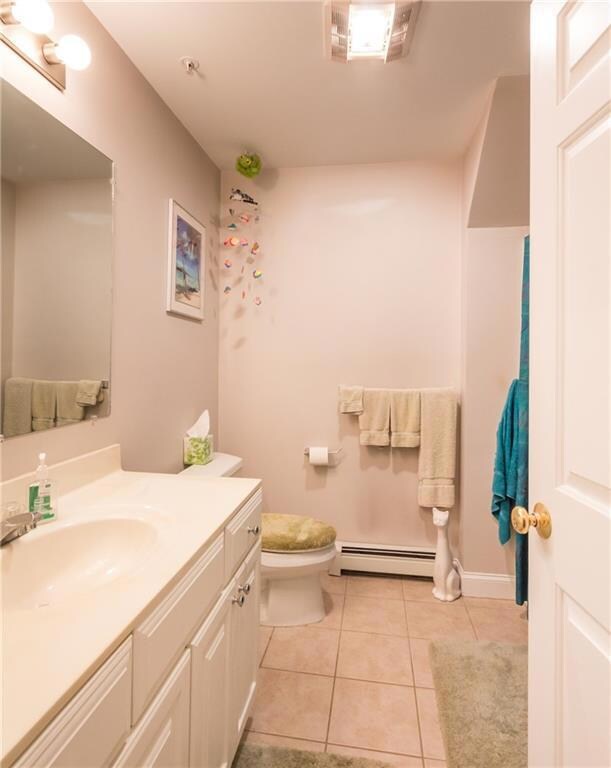 Main floor bathroom adjacent to...