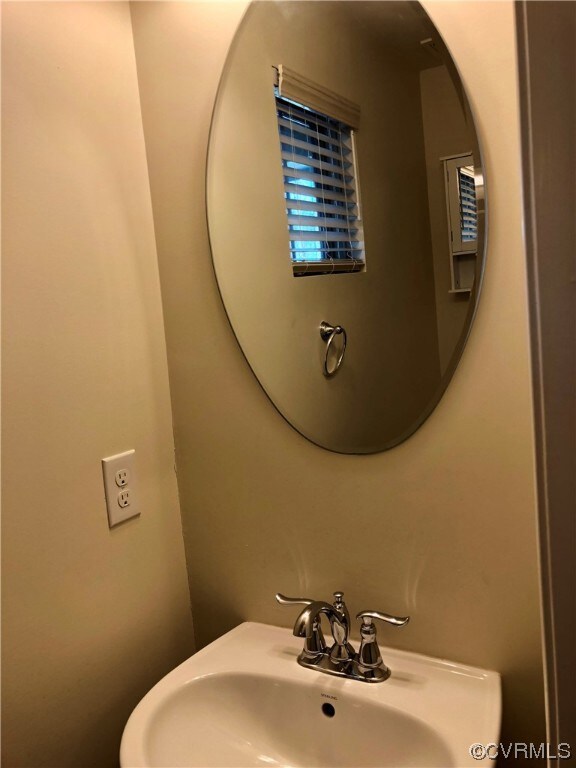 Main level half bath
