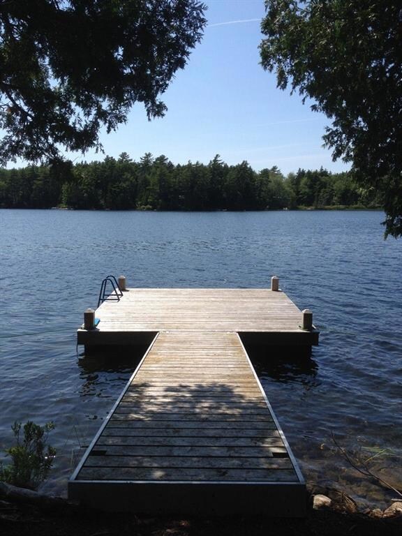 The dock and float at the deeded...