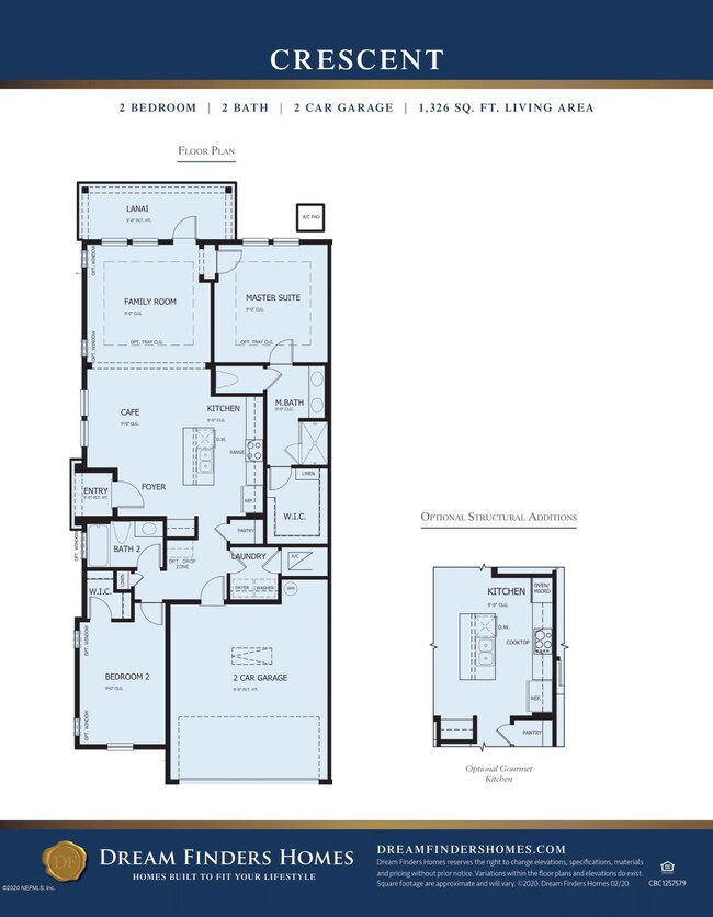 Villages of Valencia - Crescent floorpla