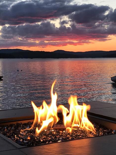gas fire pit pic
