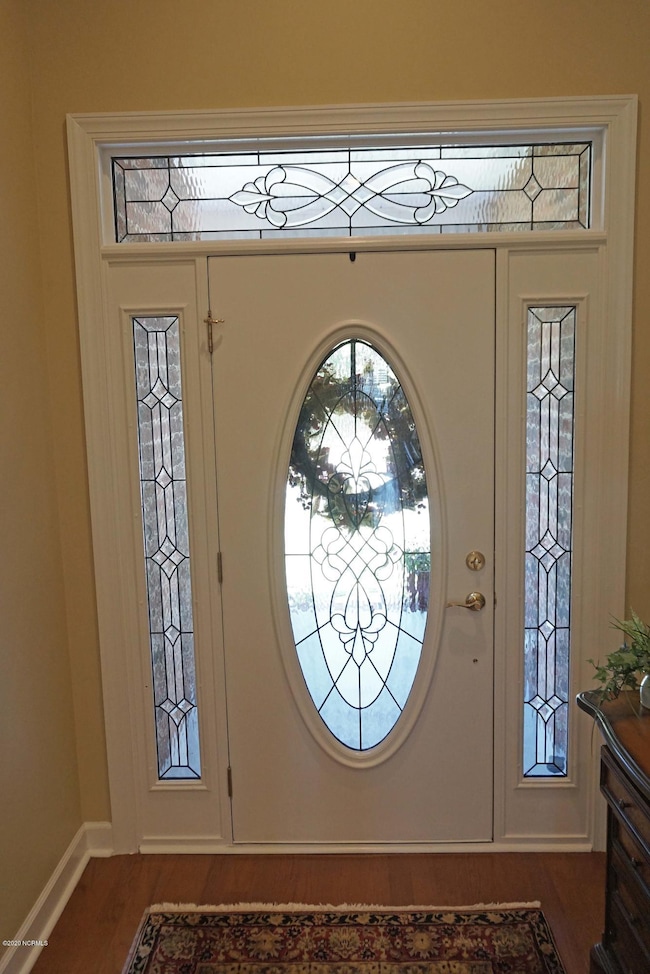 Leaded Glass Door