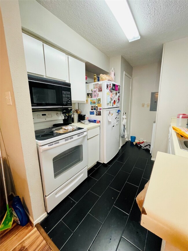 side view of kitchen