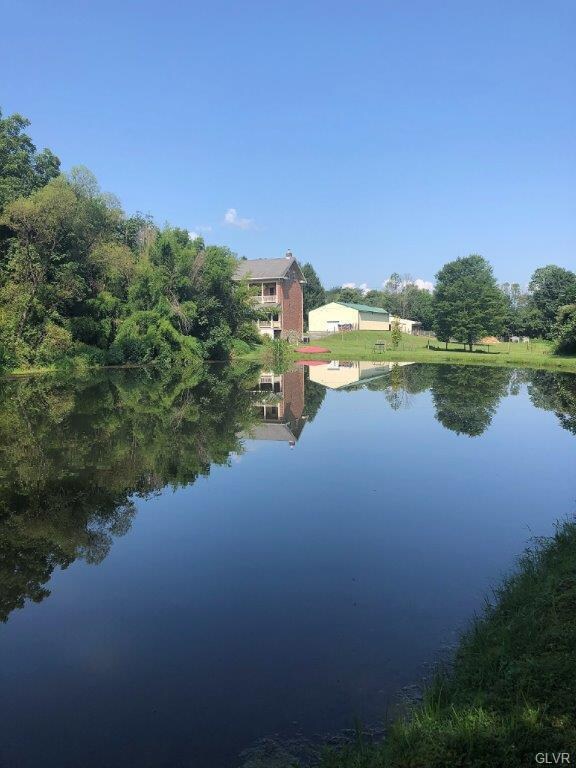 Exterior Pond/House View