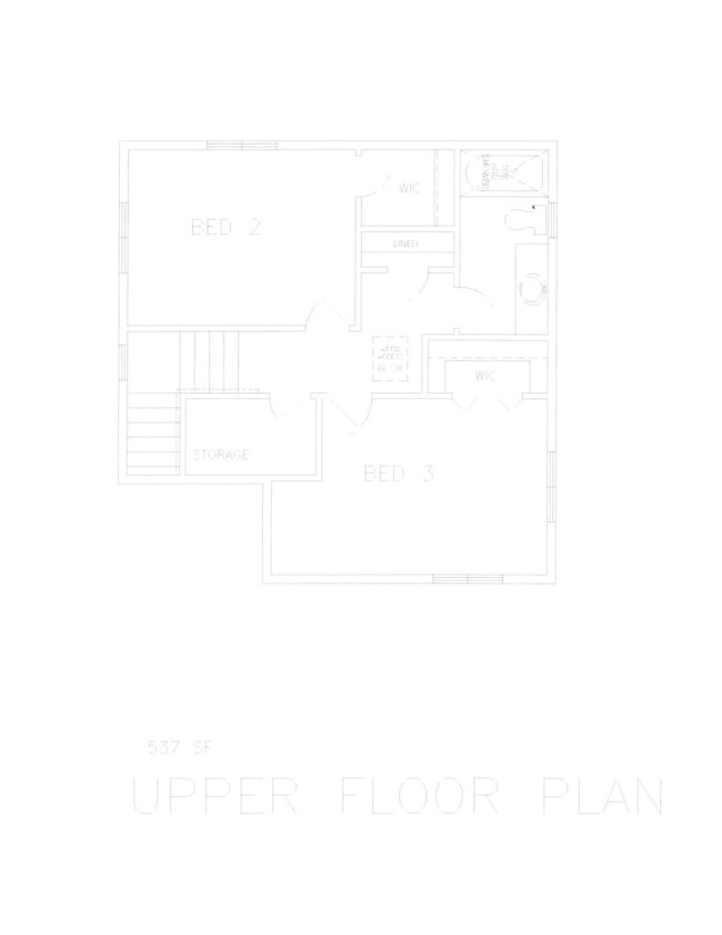 upper floorplan