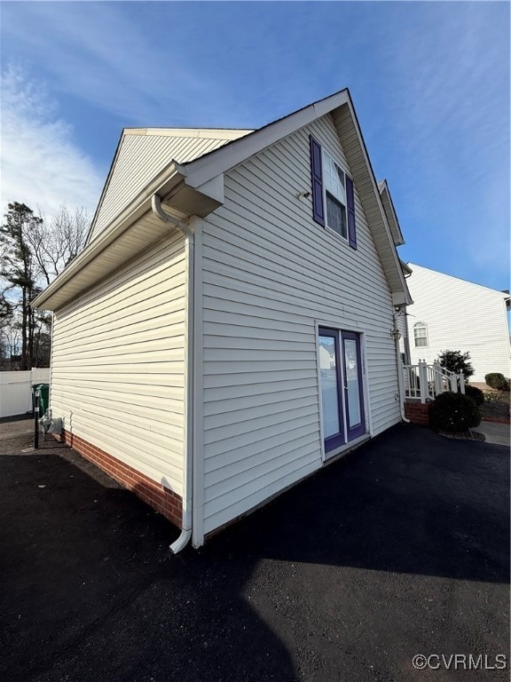 View of side of property