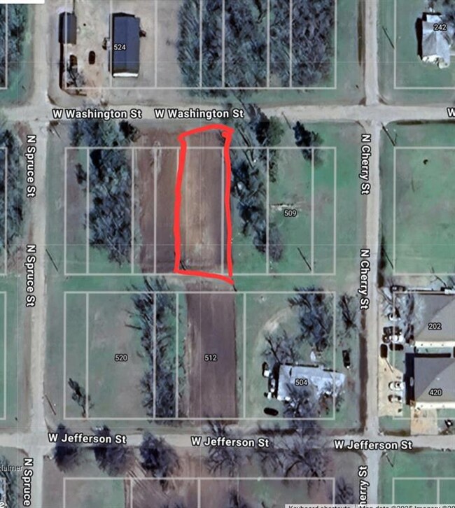 Map of property location featuring property boundaries highlighted