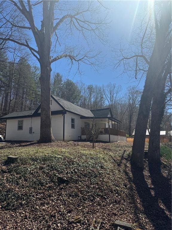 View of property exterior