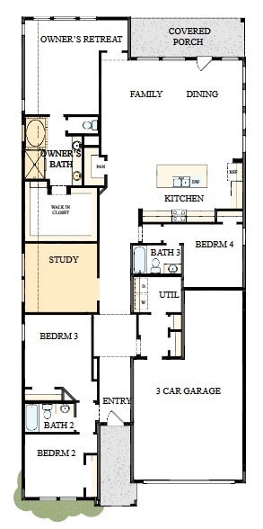 The success of a floor plan is the way you can mov