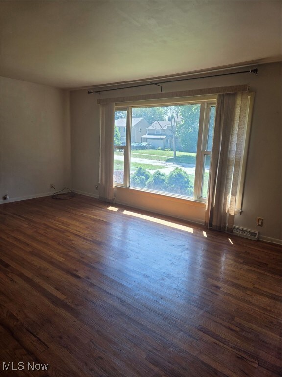 Living room with large picture window