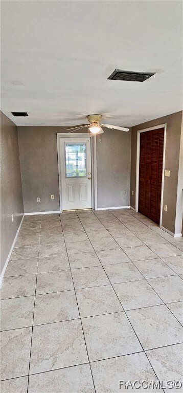 Living area seen from front door
