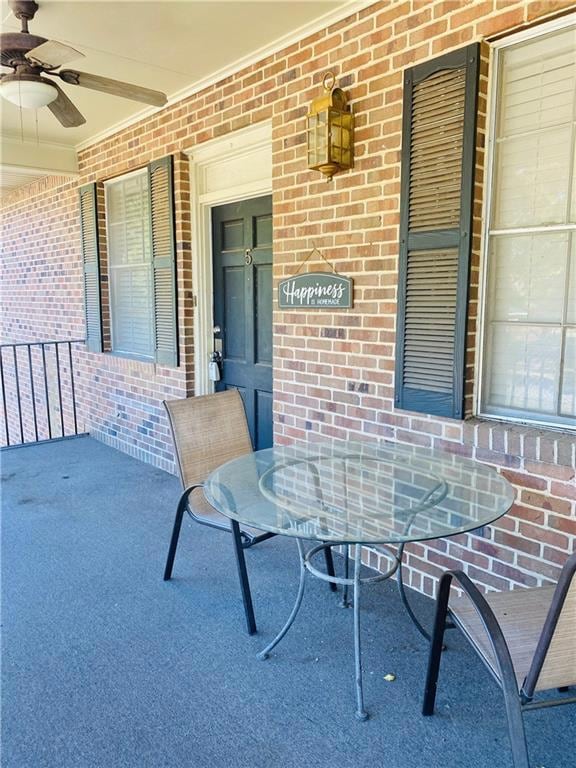 Inviting front porch