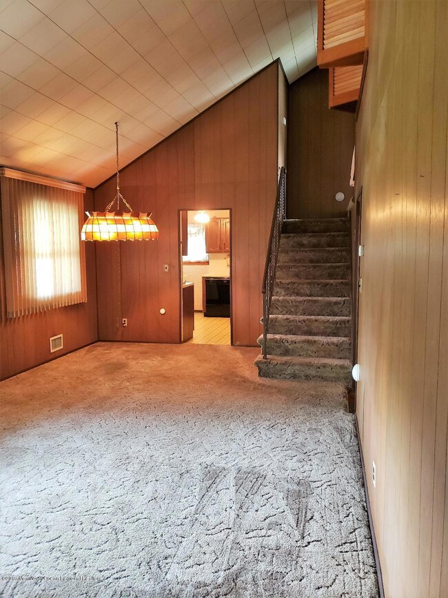 dining to upstairs