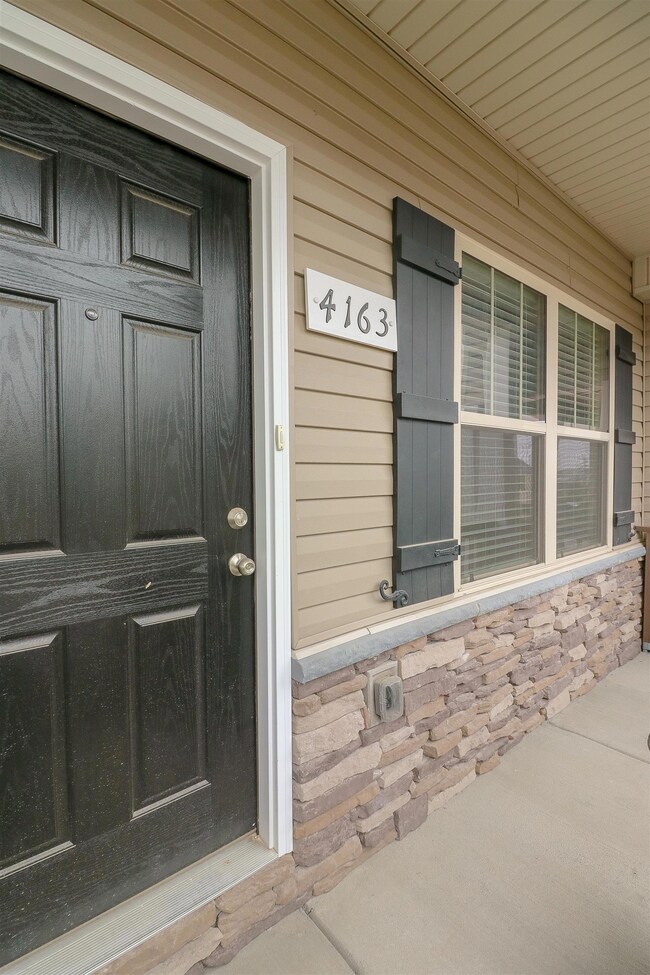 Covered front porch.