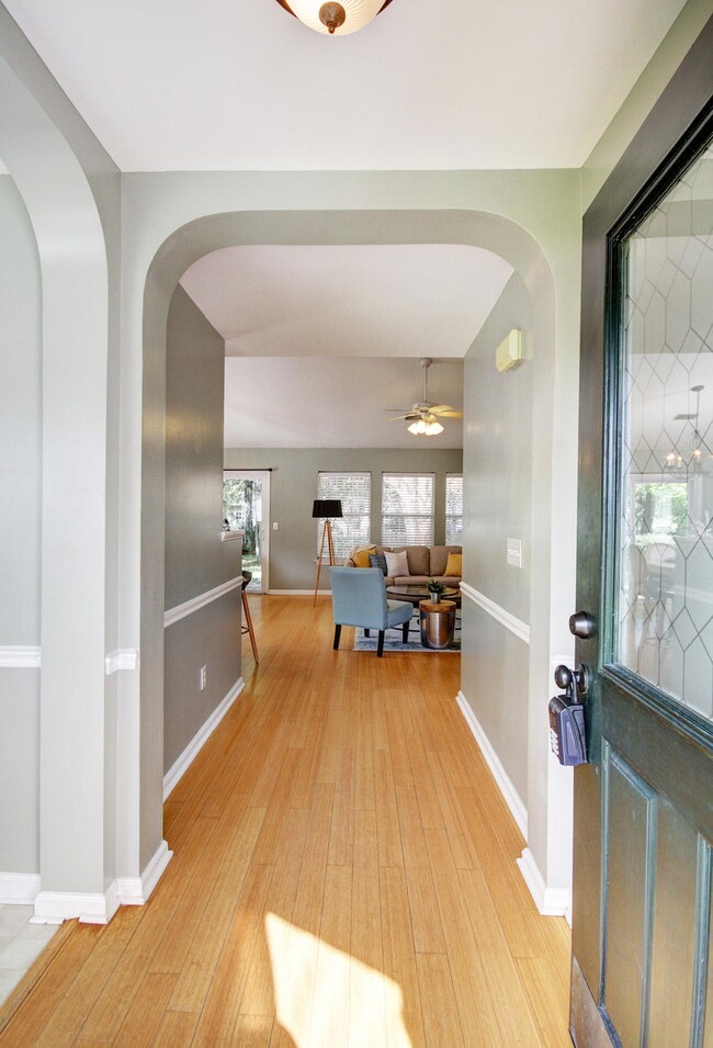Inviting foyer