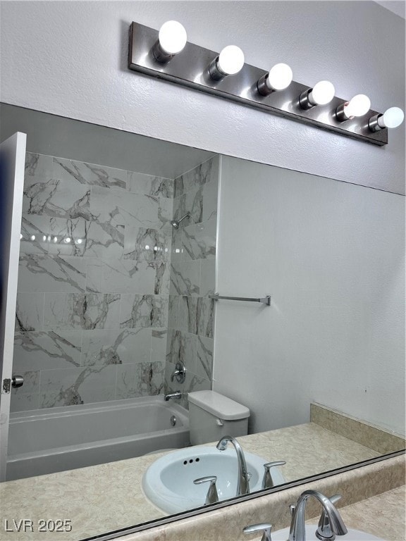 Full bath featuring shower / washtub combination a