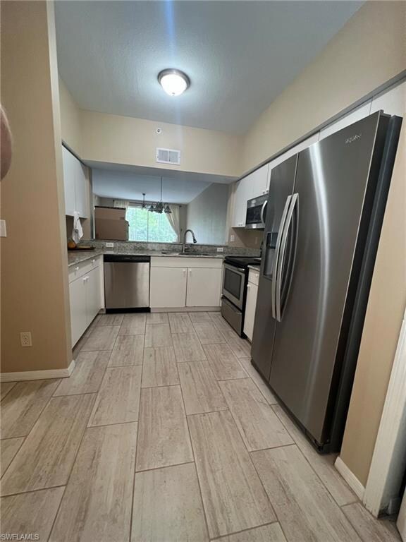 View of kitchen facing living room