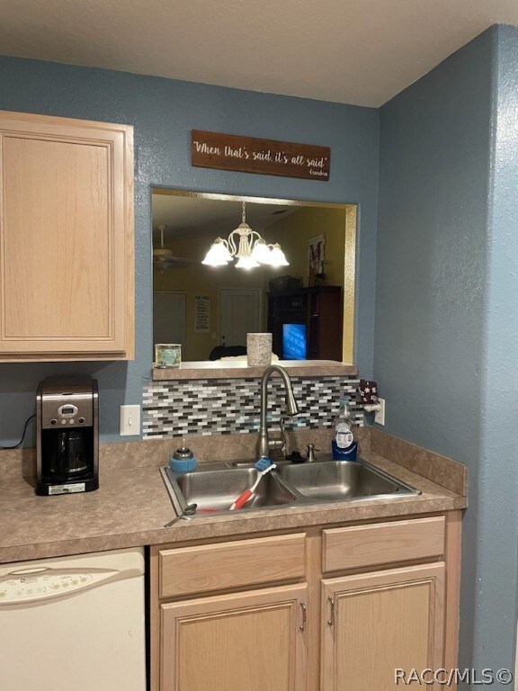 Kitchen with pass through to Great Room