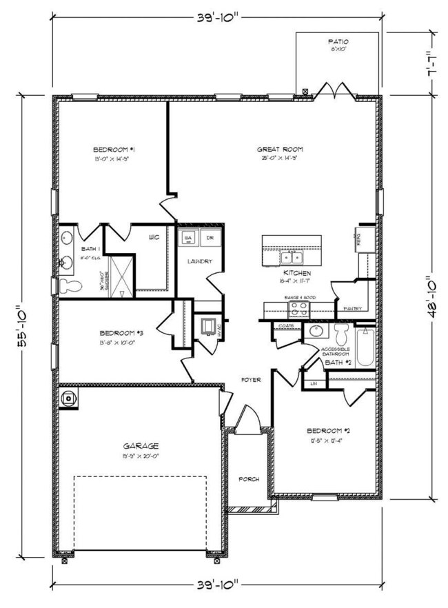 LISMORE A FE FLOOR PLAN