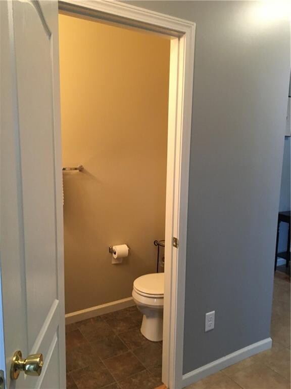 First floor powder room