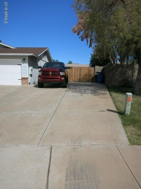 PAVED SIDE YARD