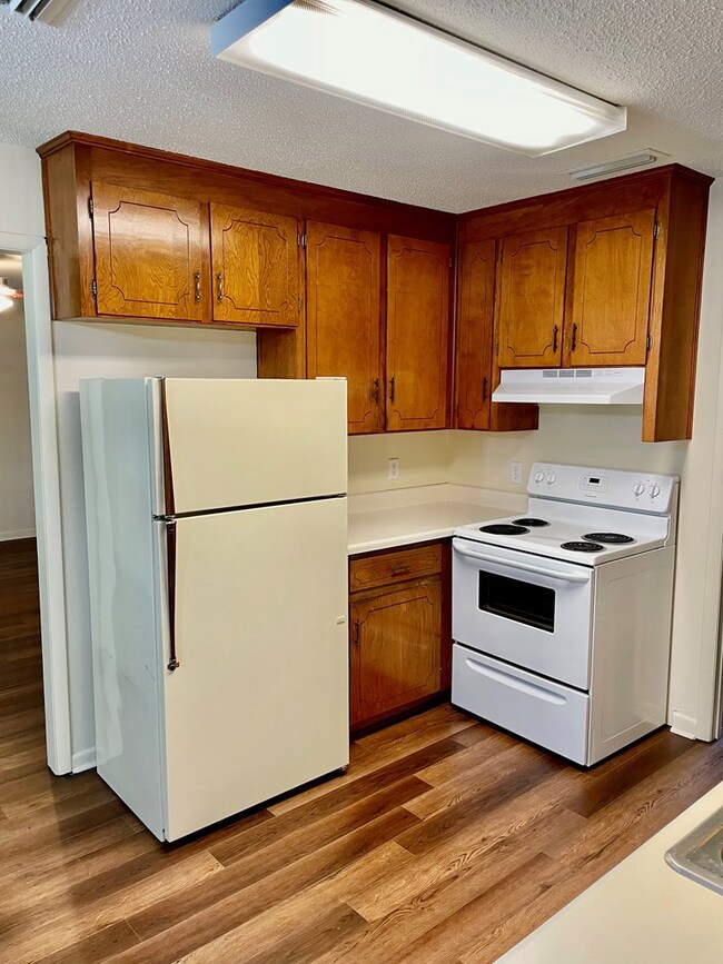 Refrigerator, stove and dishwasher remain
