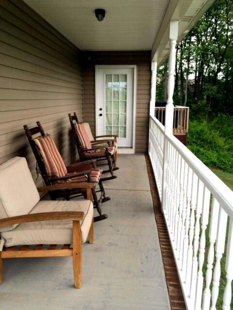 Side View of Wrap Around Porch