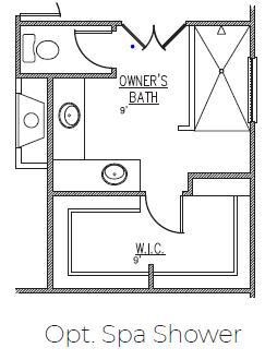 Cumberland Spa Shower Option