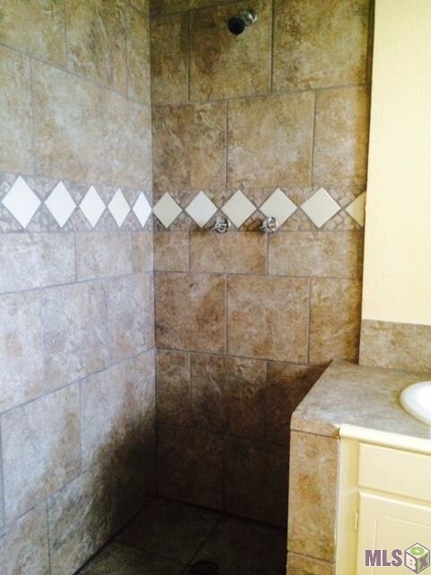 Custom built Shower in master bathroom