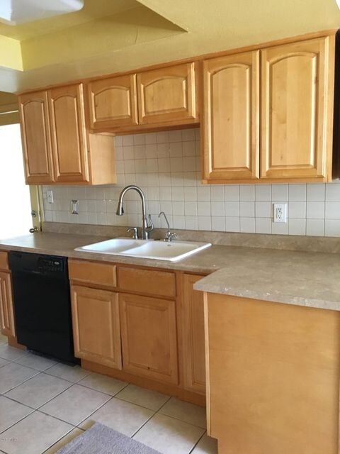 kitchen sink area