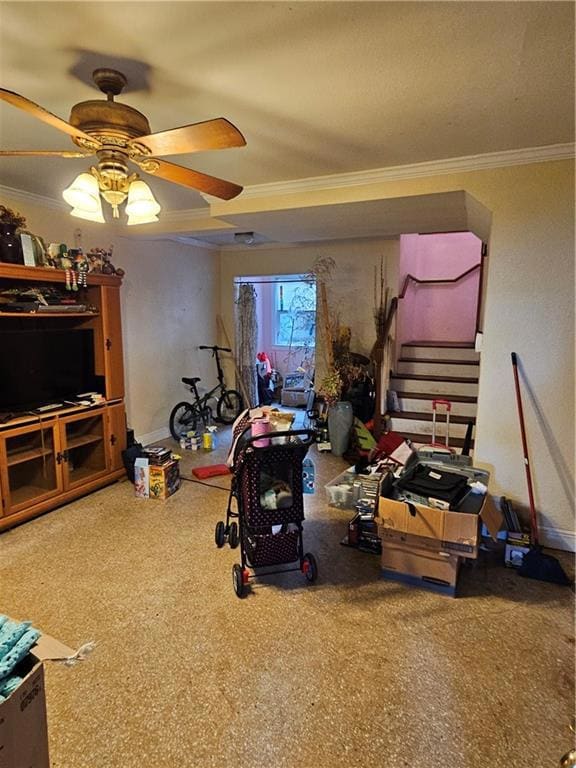 Liv Rm facing stairs