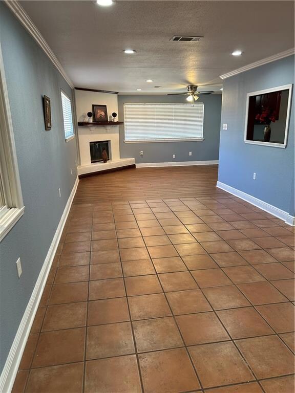 fireplace front entrance