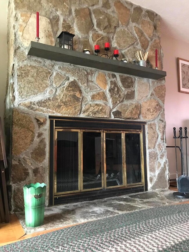 Stone Fireplace