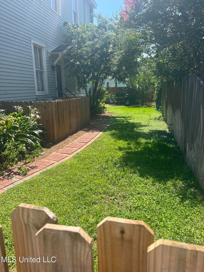 backyard area