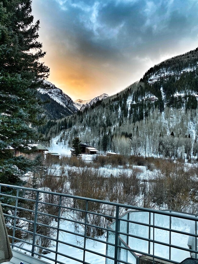 Views to the south at Sunrise