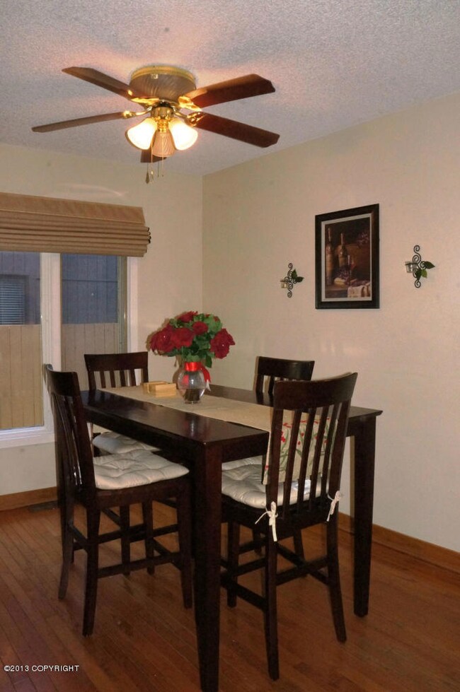 Dining Area With Ceiling Fan