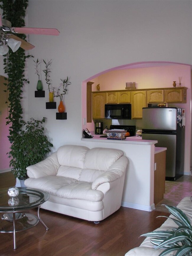 View of the kitchen, from the Great Room.
