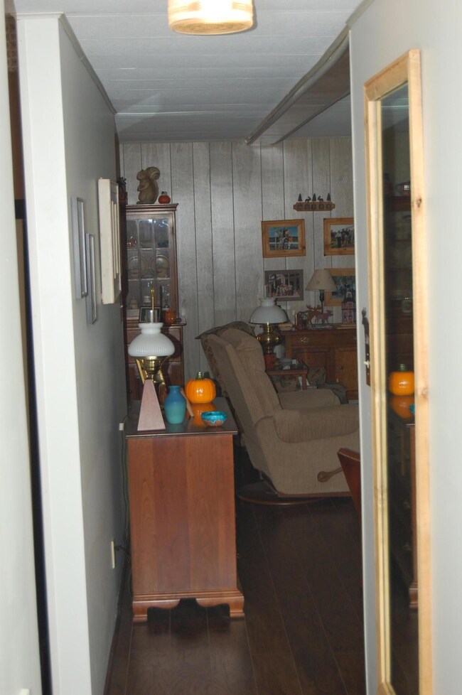 Hallway to living room