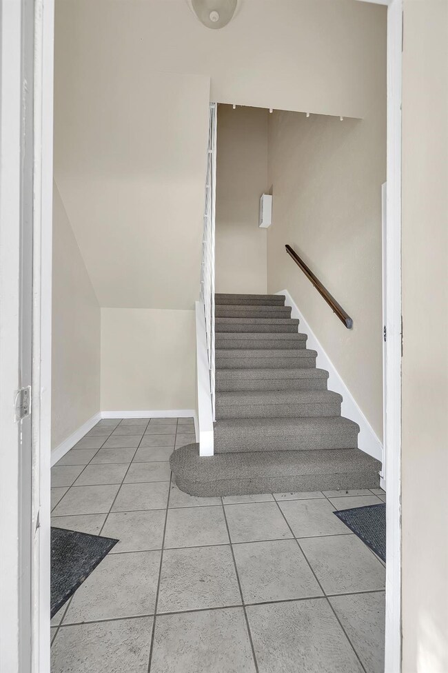 Stairway to condo.