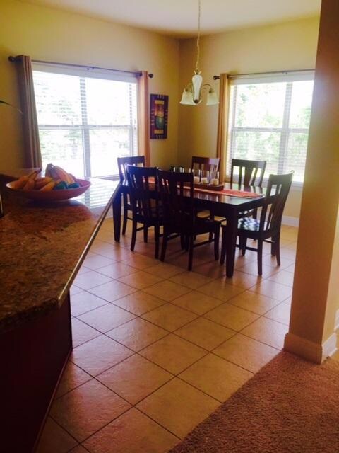 Dining Room View from living room