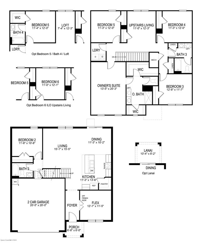 The Hayden - floor plan - East, FL