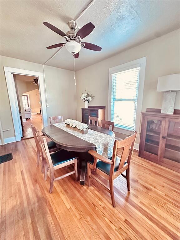 Formal dining room w/original built ins