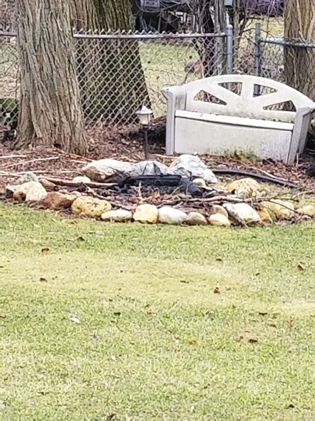 Fire Pit in back part of Gigantic Yard