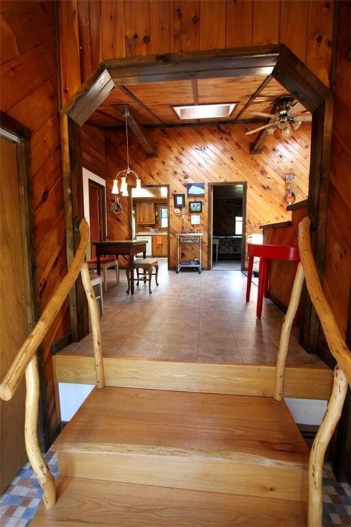 Awesome custom stairs in the...