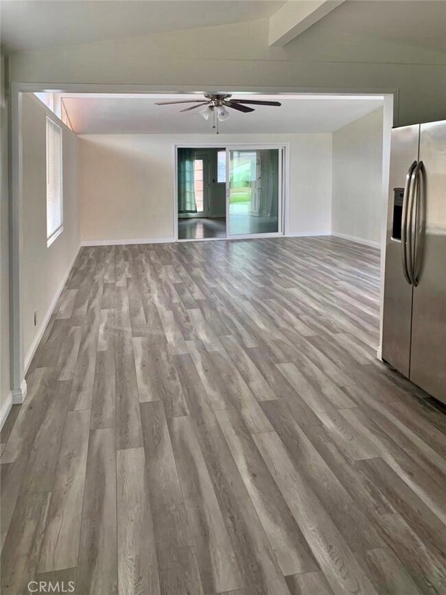 Kitchen open to living room
