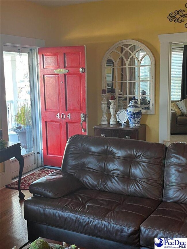 hardwood floors, double glass doors, fireplace